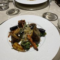 Tempeh with vegetables  at Linfa in Milan