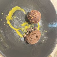 Ferrero rocher vegan version   at Linfa in Milan