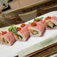 Vegan sushi  at Linfa in Milan