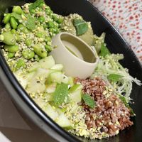 Green bowl  at Linfa in Milan