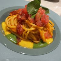Pasta with four tomatoes  at Linfa in Milan