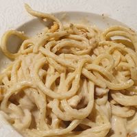 Cashew & pepe pasta at Linfa in Milan