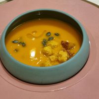 Pumpkin Soup at Linfa in Milan
