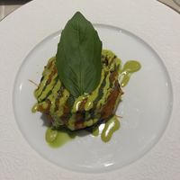 Aubergine parmigiana   at Linfa in Milan