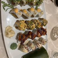 Sampler Sushi platter  at Linfa in Milan