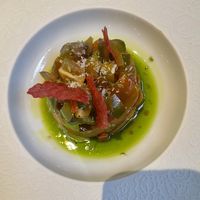 Ode to tomato starter  at Linfa in Milan
