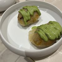 Fried courgette flowers.   at Linfa in Milan