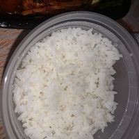 Side of rice with stirfry  at Sakana in Rocky River