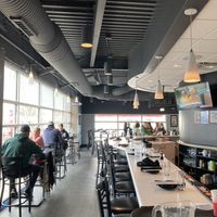 Bar and seating   at Sakana in Rocky River