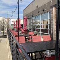 Exterior seating   at Sakana in Rocky River