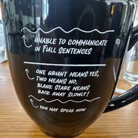 Big Black Mug of Black Coffee!   at J's Diner in Hagerstown