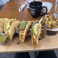 Yummmmm! Vegan Breakfast Tacos!🌮   at J's Diner in Hagerstown
