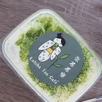 Vegan matcha tapioca adzuki tiramisu at Letcha Japanese Bakery & Tea Shoppe in Munich
