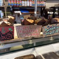 Vegan Rhubarb   at Arbutus Coffee in Vancouver