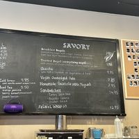 Their savory selections (peep the falafel wrap)  at Arbutus Coffee in Vancouver
