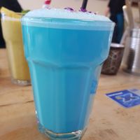 Blueberry shake at The Chakra Lounge in Sheffield