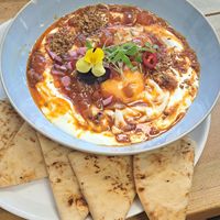 Tadka eggs at The Chakra Lounge in Sheffield