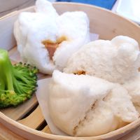 Steamed cha siu Bao at Iron Teapot Dim Sum in Culver City
