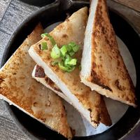 Vegan Pan Fried Daikon Turnip Cake  at Iron Teapot Dim Sum in Culver City