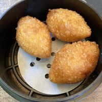 Mochi balls with mince   at Iron Teapot Dim Sum in Culver City