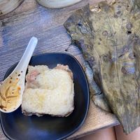 Sticky rice with lotus leaf   at Iron Teapot Dim Sum in Culver City