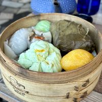 Dim Sum Sampler  at Iron Teapot Dim Sum in Culver City