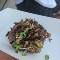 Unami mushroom open sandwich with avocado 🤤 at NOMAD Bread & Coffee in Limassol