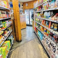Chips and beverages aisle   at New Moon Natural Foods in Tahoe City