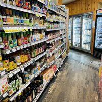 Pasta sauce and dressing aisle etc  at New Moon Natural Foods in Tahoe City