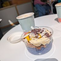 Calderan beast - chia pudding at Stolen Fruit in Santorini