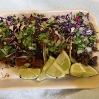 Tacos. One of each at Tacos ALV  in Playa Del Carmen