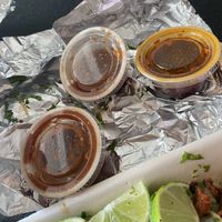 Salsa  at Tacos ALV  in Playa Del Carmen