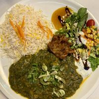 44. Spinach with Pakora  at New Balochistan in Hamburg
