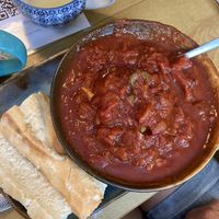 Vegan shakshuka at m'Eating Point in Llangollen