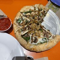 holy shittake pie  at Mellow Mushroom in Myrtle Beach