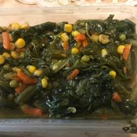 Spinach and Vegetables  at The Early Bird in North West London