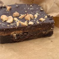 Peanut butter chocolate brownie  at Wyndenwell in Bamburgh