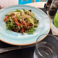 Salad at Gemma Naxian Bar in Naxos