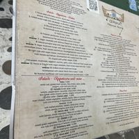 Menu  at Gemma Naxian Bar in Naxos