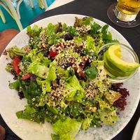 Quinoa salad at Gemma Naxian Bar in Naxos