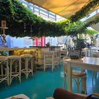 Dining area at Gemma Naxian Bar in Naxos