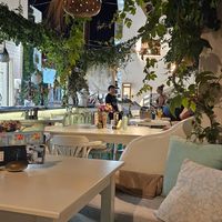 View from the table at Gemma Naxian Bar in Naxos