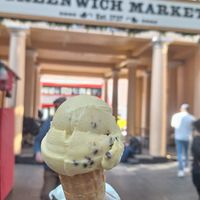 Mint chocolate chip gelato, and vegan!!! 😍🍦🌱 at Milktree in London