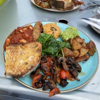 Vegan breakfast  at Ernest in Newcastle Upon Tyne