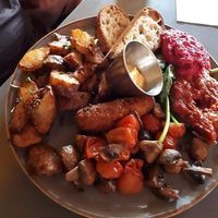 Vegan breakfast at Ernest in Newcastle Upon Tyne