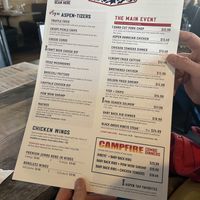 Menu  at Aspen Tap House in Mishawaka