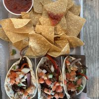 Impossible tacos without dairy  at Aspen Tap House in Mishawaka