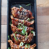 Vegan gyoza at Poke Specials in Utrecht