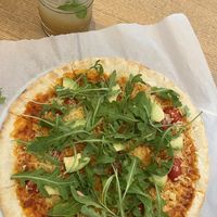 Avocado Pizza   at Mother Earth in Mykonos