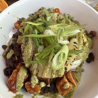 Jerk tofu   at Bitters & Bones in Saranac Lake